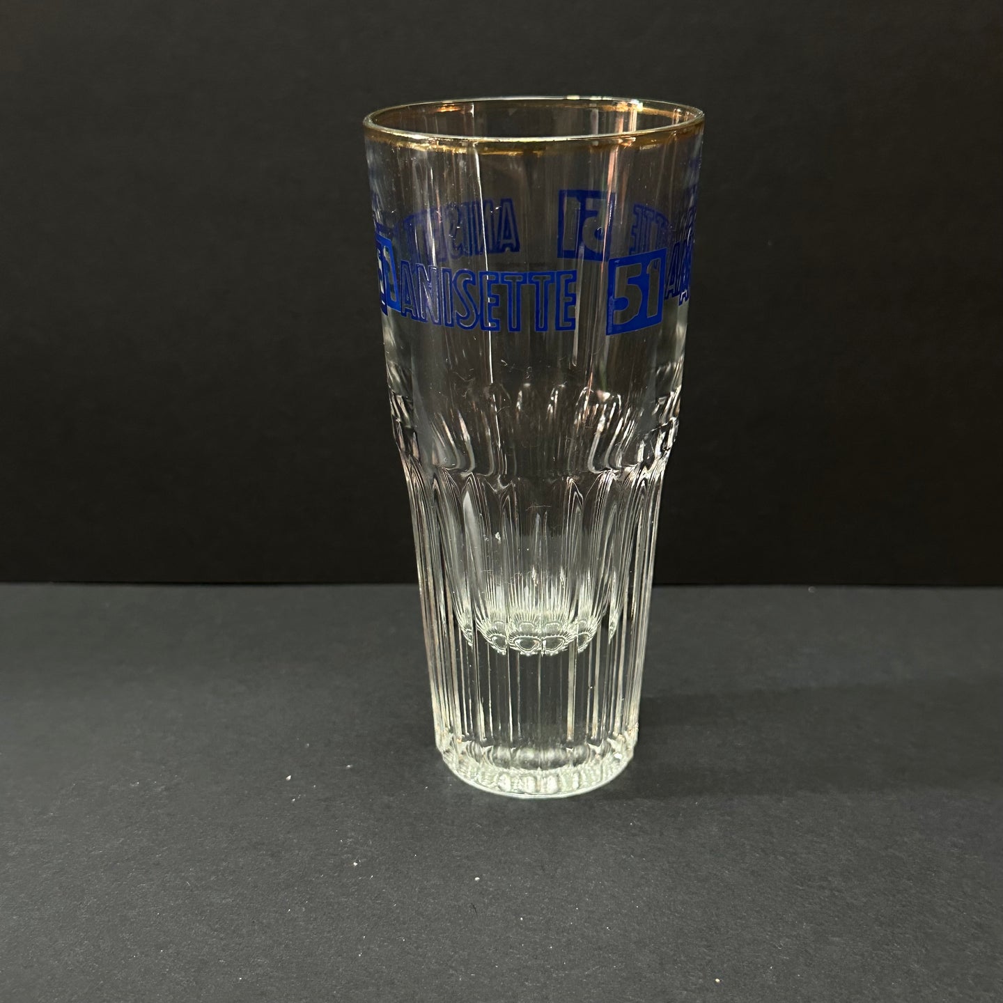 Original ‘Anisette 51 Pastis’ Glass Genuine French Vintage