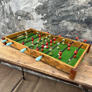 Retro French Folding Table Football - Ultimate Vintage Boys Toy!