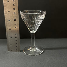 Load image into Gallery viewer, Mid Size Vintage French Bistro Wine Glasses SET of THREE (3) Ribbed