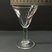 Load image into Gallery viewer, Single French Antique Bistro Wine Glass - Heavy Plain design