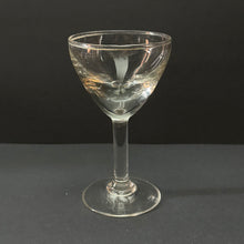 Load image into Gallery viewer, Single French Bistro Wine Glass (1) 1930’s Art Deco