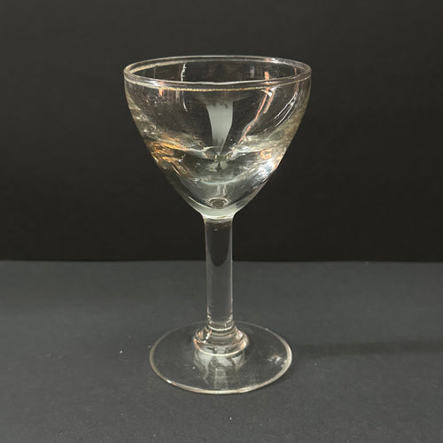 Single French Bistro Wine Glass (1) 1930’s Art Deco