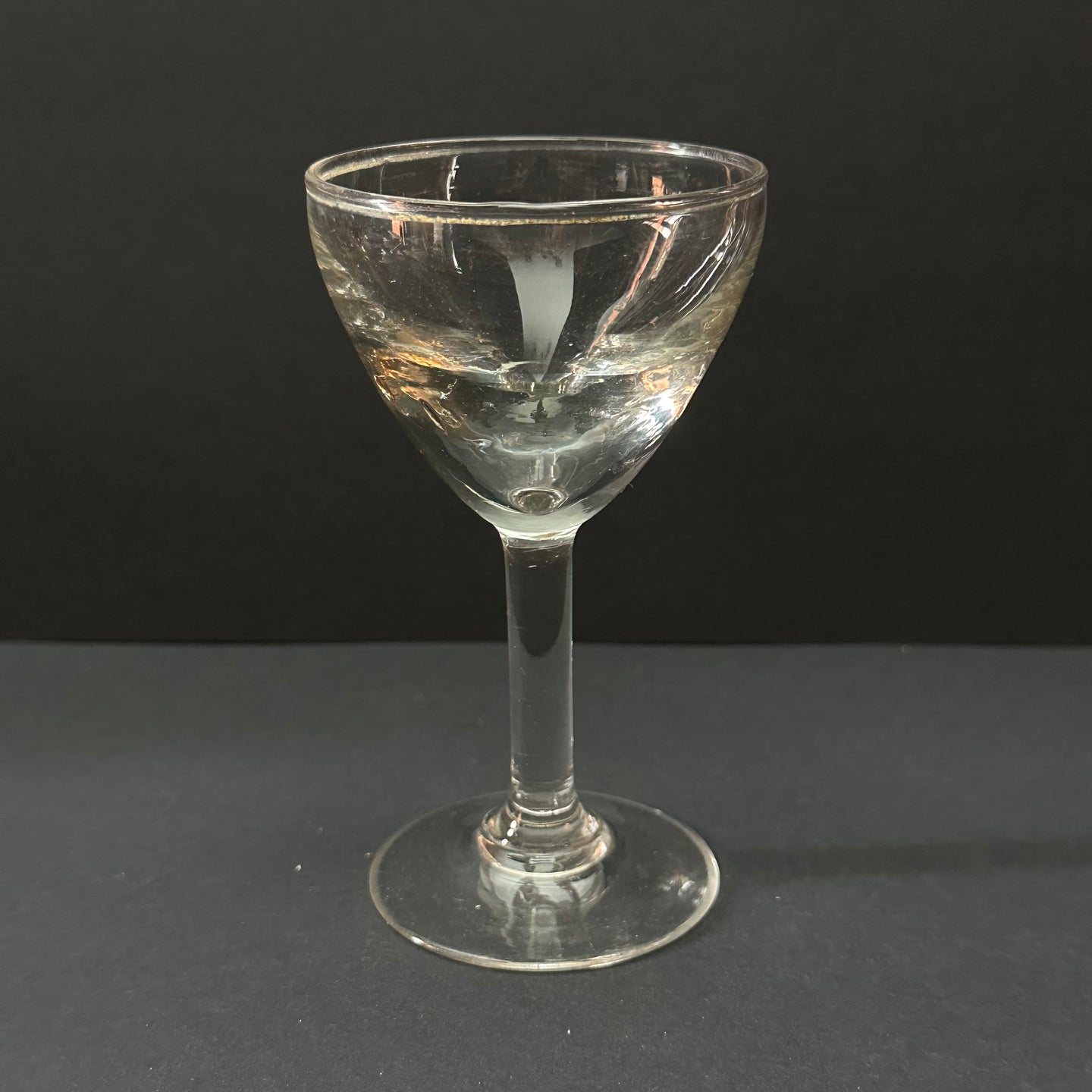 Single French Bistro Wine Glass (1) 1930’s Art Deco