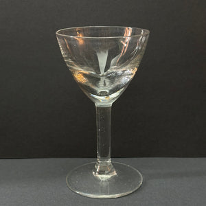 French Bistro Wine Glasses - Plain - Set of Three (3)