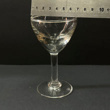 Load image into Gallery viewer, Single French Bistro Wine Glass (1) 1930’s Art Deco