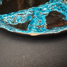 Load image into Gallery viewer, Incredible ‘Vallauris’ 1960’s Entre Plates Fantastic Crusty Turquoise Pair (2)