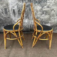 Load image into Gallery viewer, Fabulous Vintage French Bamboo Dining Chairs SET of 5