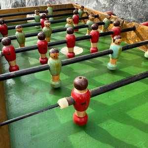 Retro French Folding Table Football - Ultimate Vintage Boys Toy!