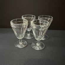 Load image into Gallery viewer, Small Bistro Glasses - Genuine French Vintage SET of 4