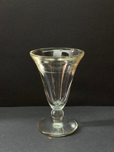 French 1930’s Tulip Champagne Glasses Set of FOUR (4) Bistro