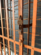 Load image into Gallery viewer, French Antique Wine Safe Rack - Holds 300 Bottles - Original Red Patina - French General Trading