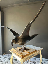 Load image into Gallery viewer, Hand - Carved Chestnut Wooden Albatross/Seagull Bird Sculpture | French Unique Rare - French General Trading