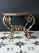 Load image into Gallery viewer, Midcentury French Stone and Wrought Iron Coffee Table - Superb - French General Trading