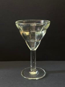 Single French Bistro Wine Glass - Heavy Blown Stem & Base - French General Trading