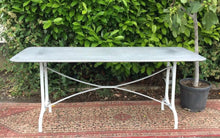 Load image into Gallery viewer, French Design Zinc Metal Garden Table 180cm x 70cm Seats 6 - 8 people - French General Trading