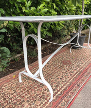 Load image into Gallery viewer, French Design Zinc Metal Garden Table 180cm x 70cm Seats 6 - 8 people - French General Trading